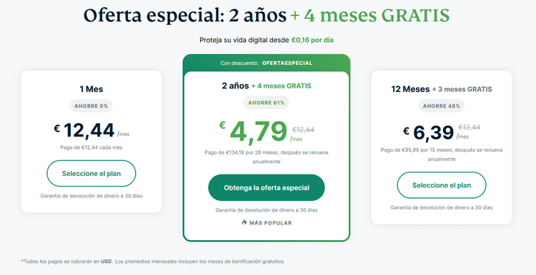 ExpressVPN - Precios