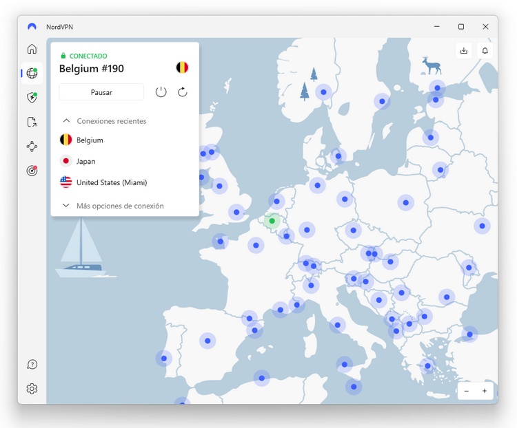 NordVPN - Bélgica