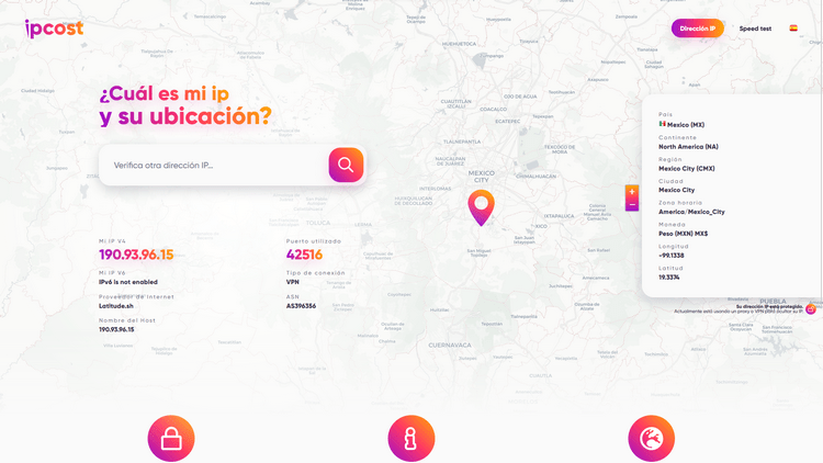 Dirección IP en México